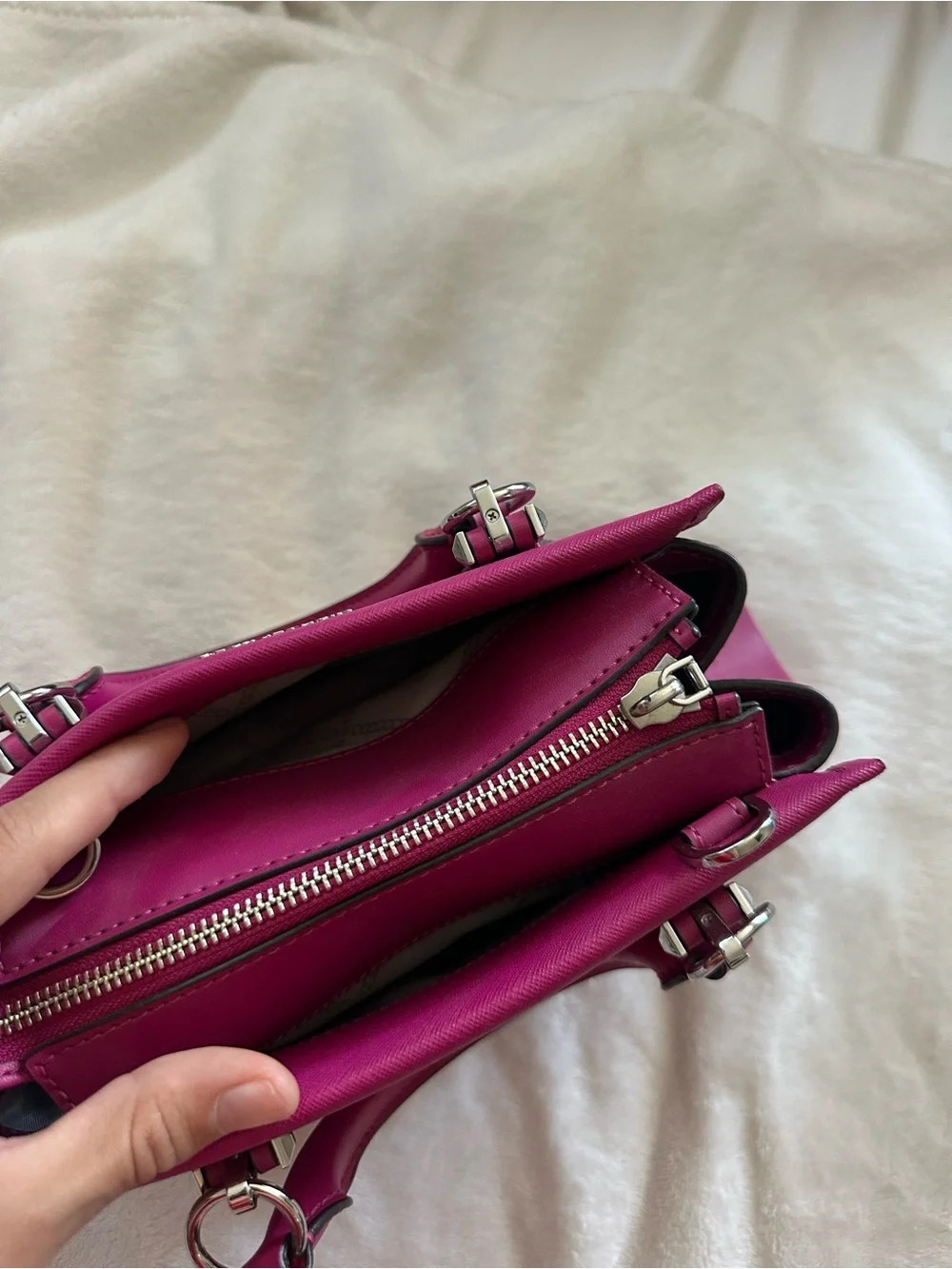 Michael Kors Pink Leather Mini Satchel